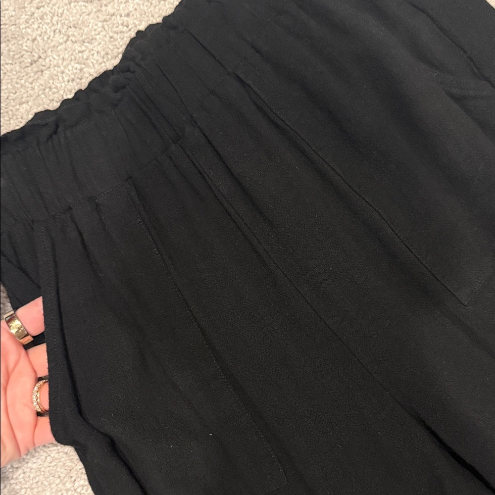 Doe & Rae Black Track Pants - Picture 2 of 2